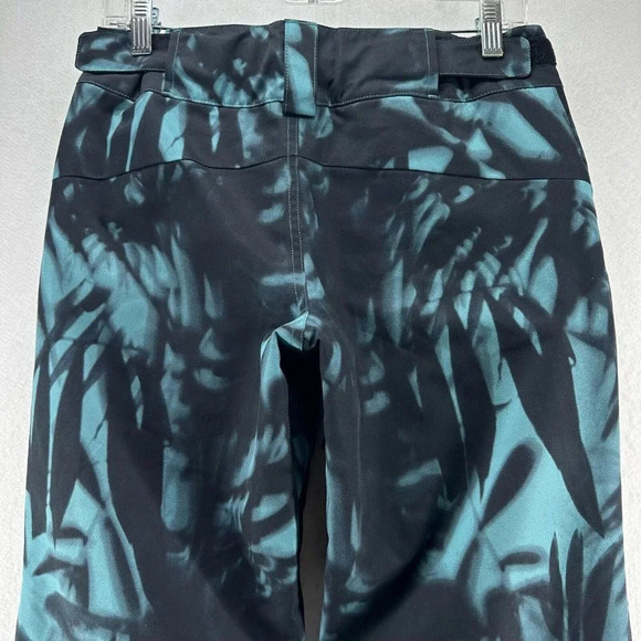 OBERMEYER Snow Pants Teens L 14-16 Parker Fleece Lined Ski Snowboard Black Blue - Picture 4 of 14